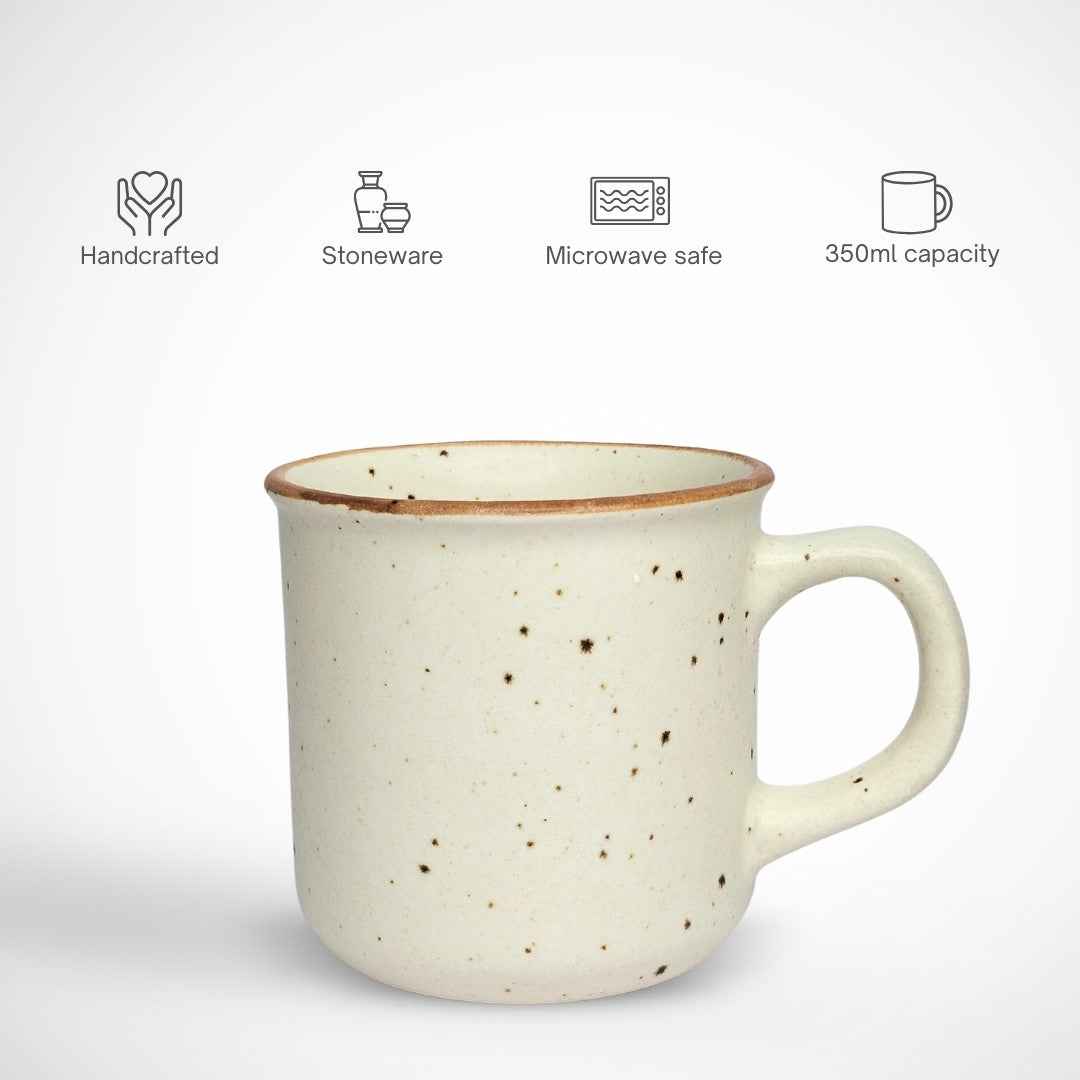 Soulistic Handcrafted Stoneware Campfire Coffee Mug