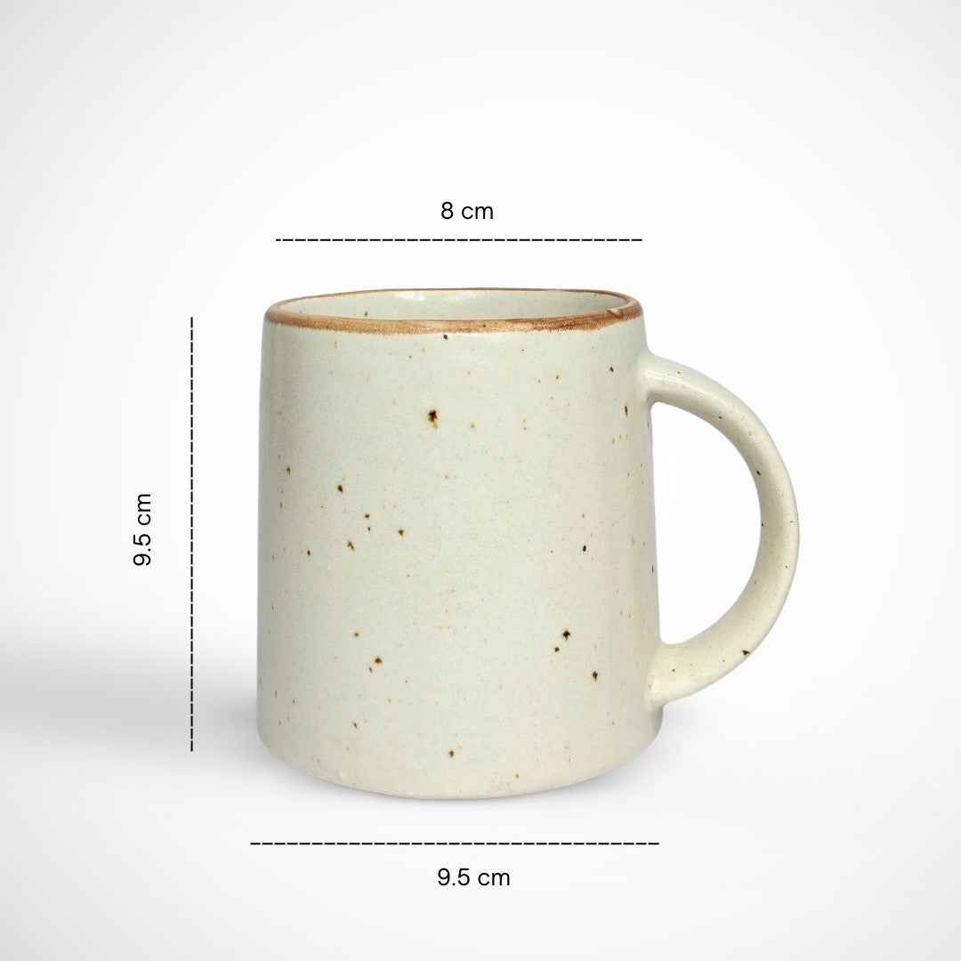 Soulistic Handcrafted Stoneware French Coffee Mug