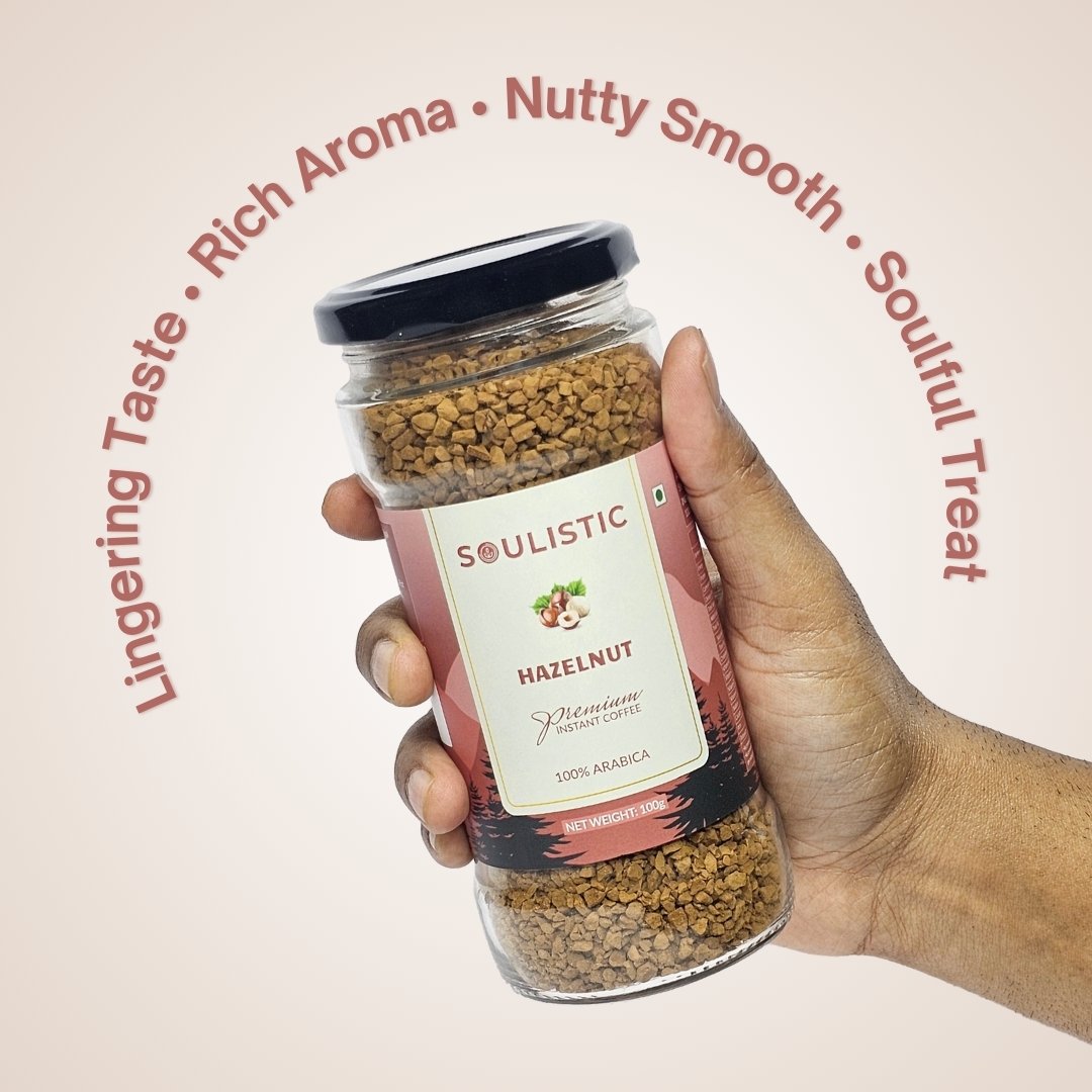Hazelnut 100% Arabica Instant Coffee