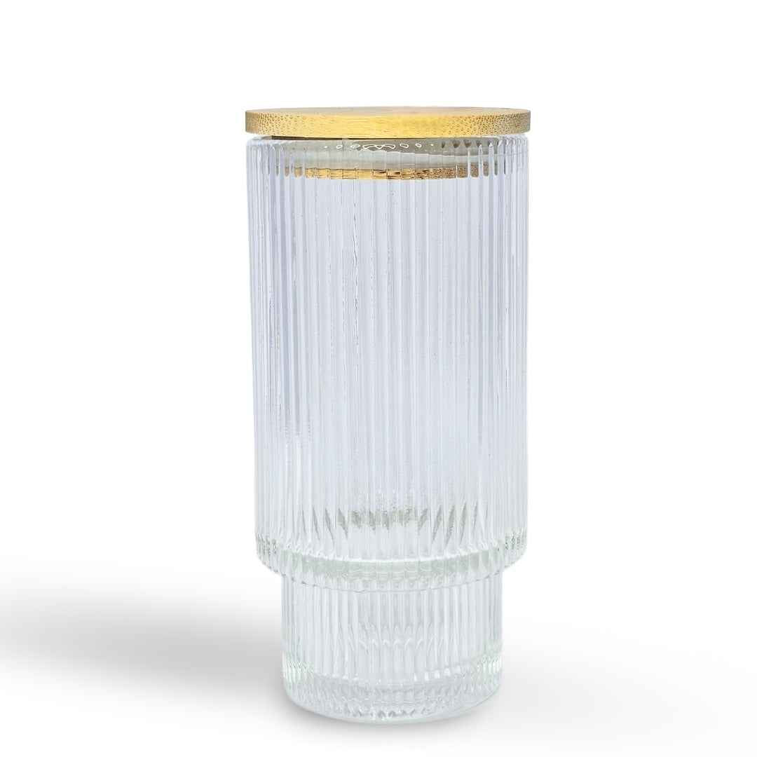 Soulistic Ribbed Glass Sipper
