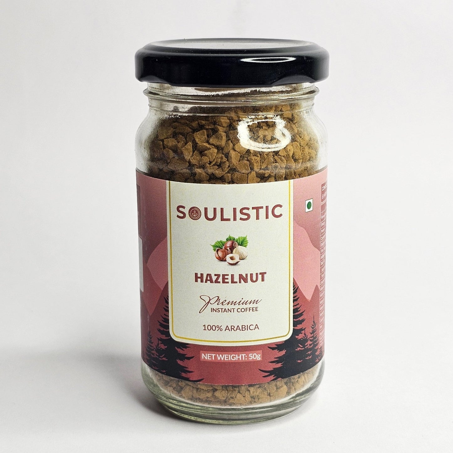 Hazelnut 100% Arabica Instant Coffee - Soulistic