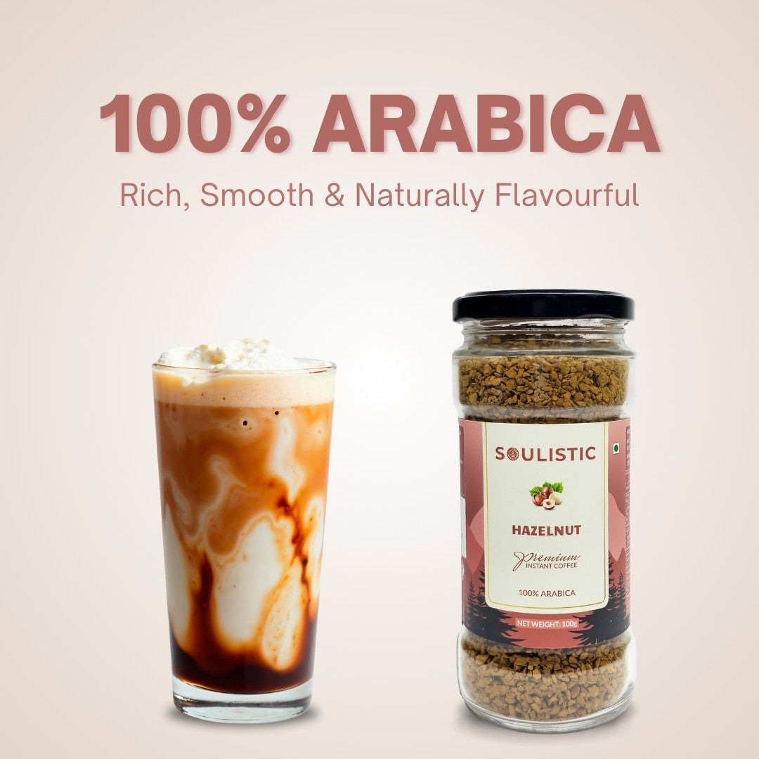 Hazelnut 100% Arabica Instant Coffee