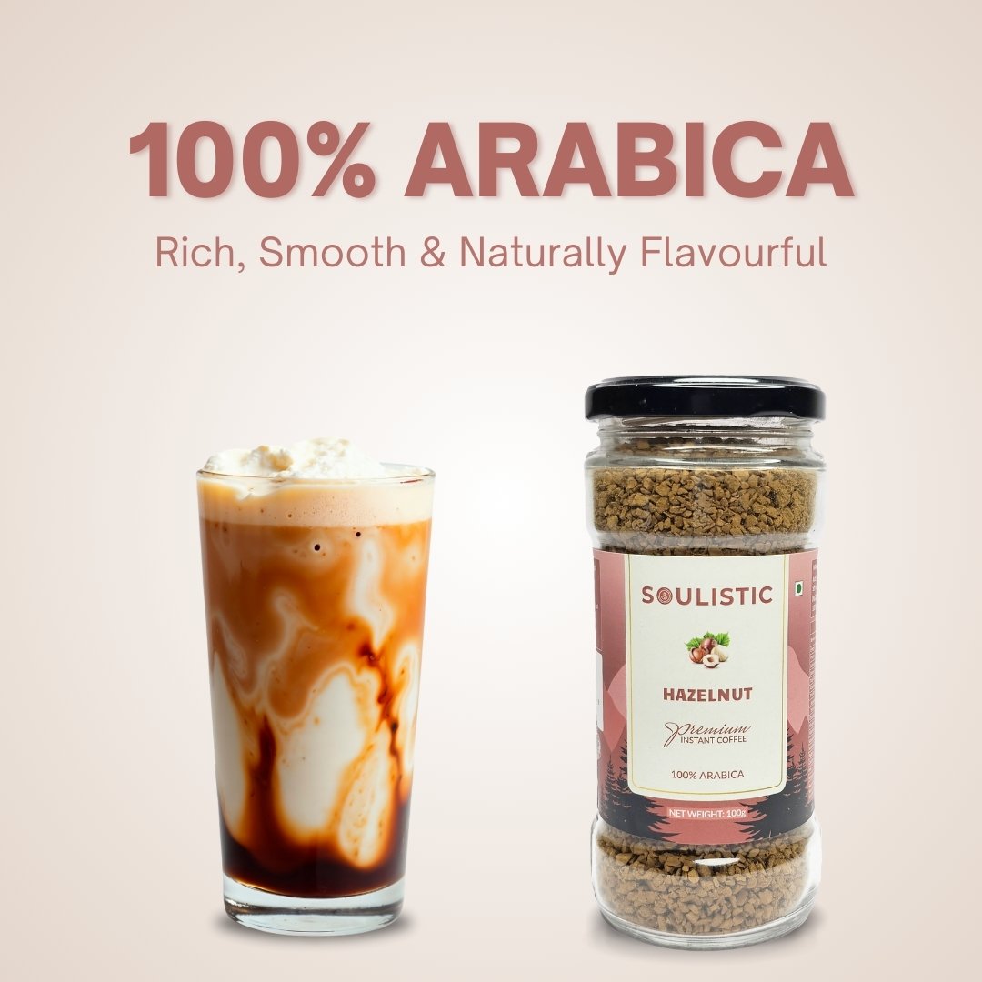 Hazelnut 100% Arabica Instant Coffee