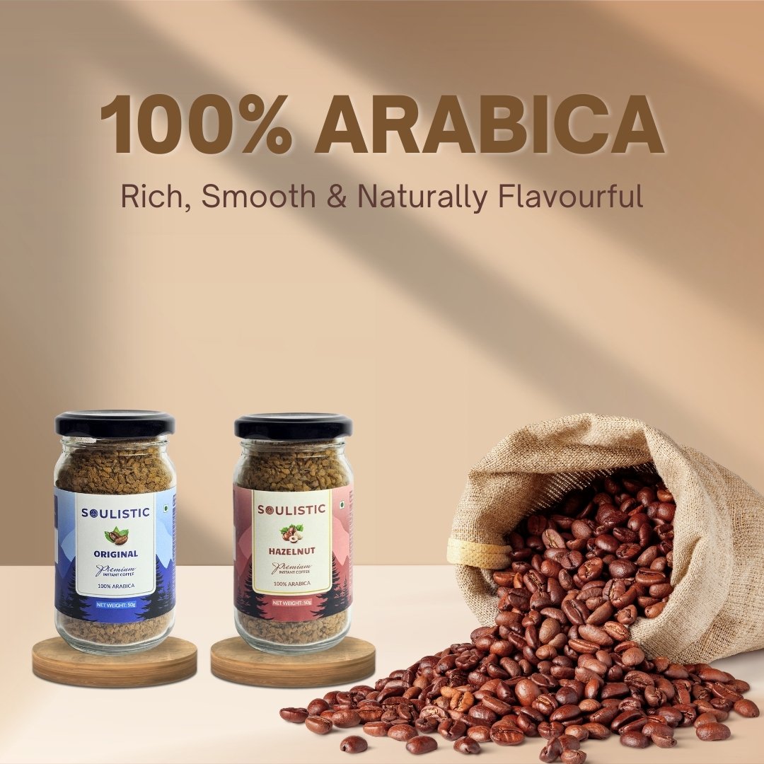 Soulful Duo Original and Hazelnut Coffee Pack - 50gX2