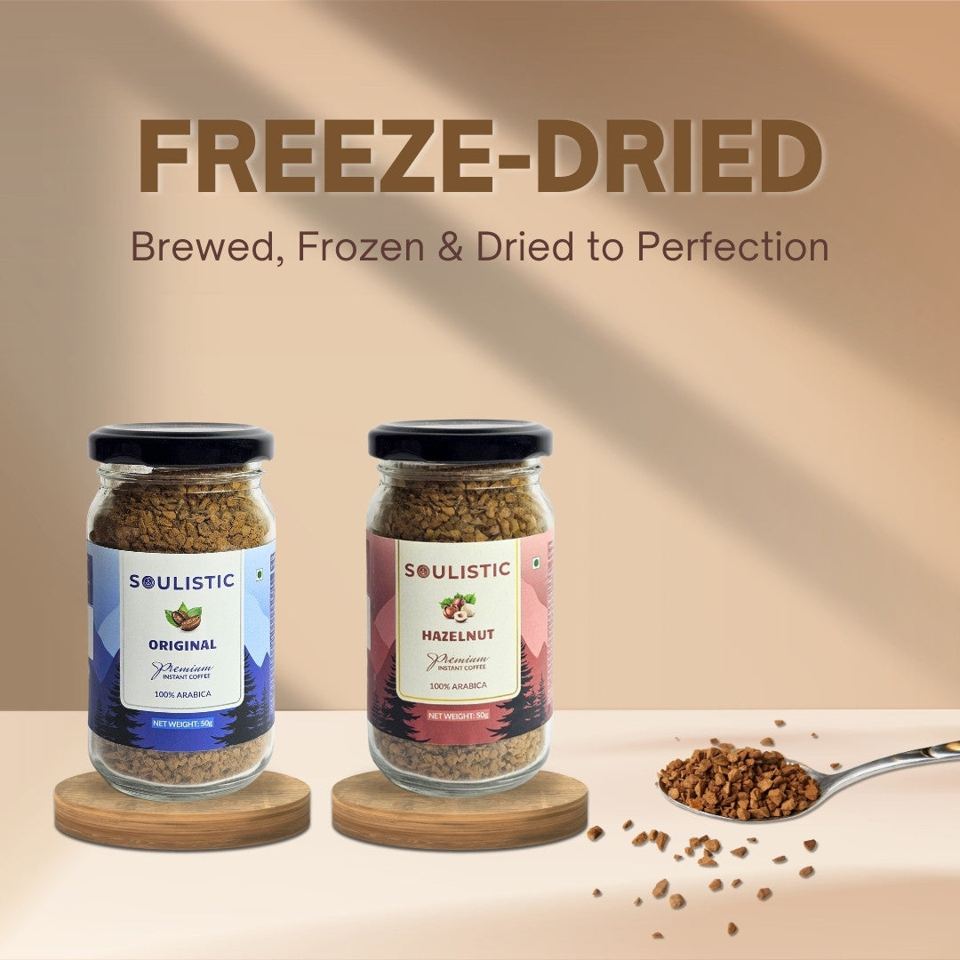 Soulful Duo Original and Hazelnut Coffee Pack - 50gX2