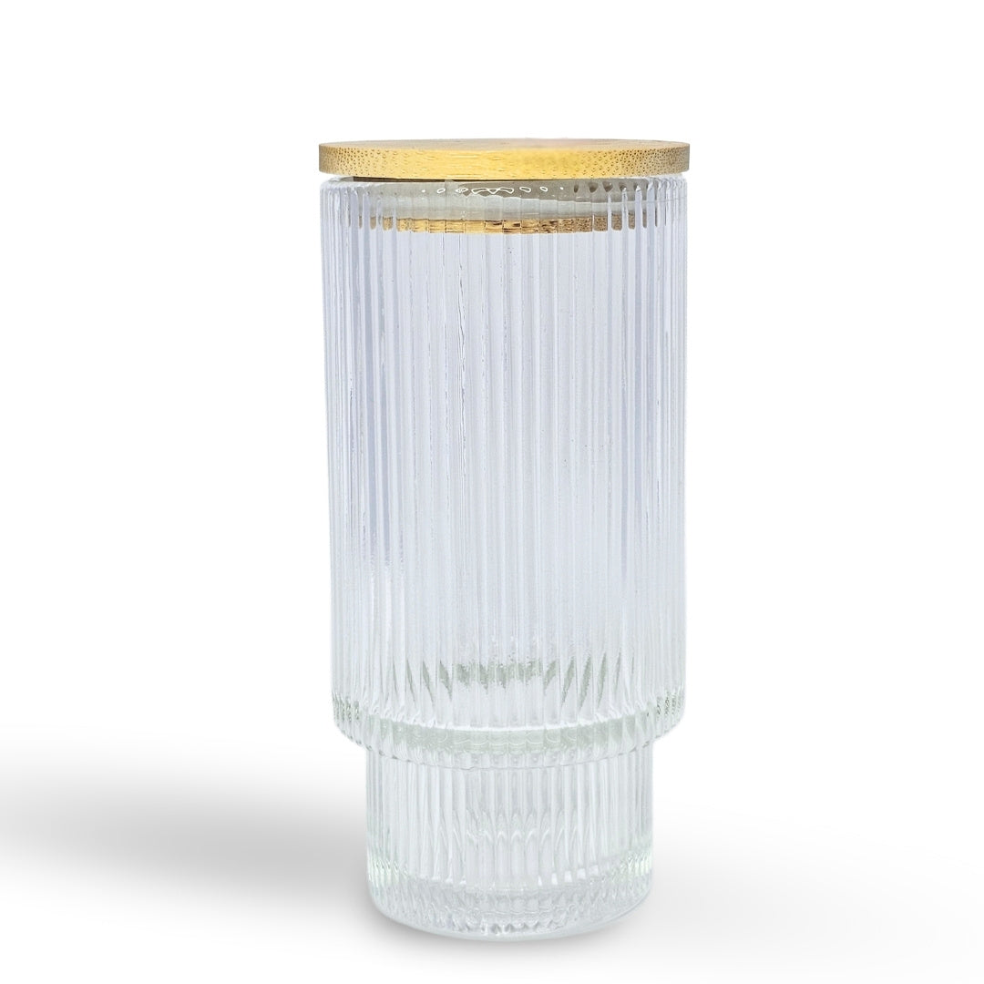 Soulistic Ribbed Glass Sipper