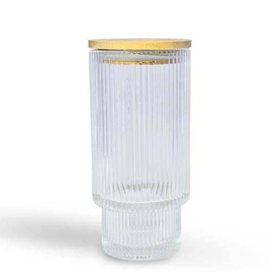 Soulistic Ribbed Glass Sipper