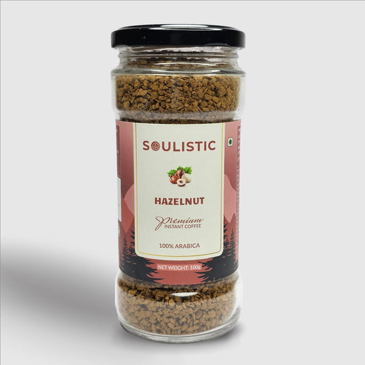 Hazelnut 100% Arabica Instant Coffee - Soulistic